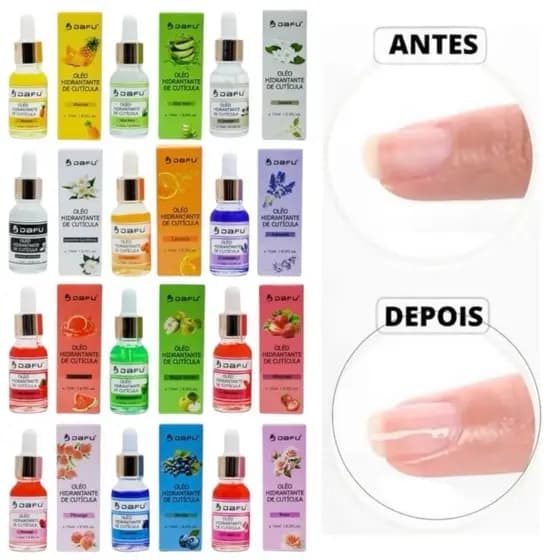 Óleo Hidratante de Cutícula Dafu com Conta Gotas - 15ml - Aleatórios vi