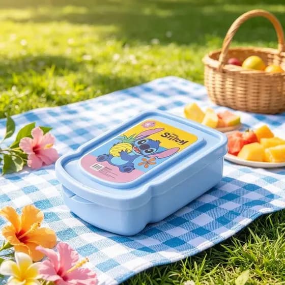 Sanduicheira Infantil Porta Lanches Stitch Escolar Lanches Divertidos