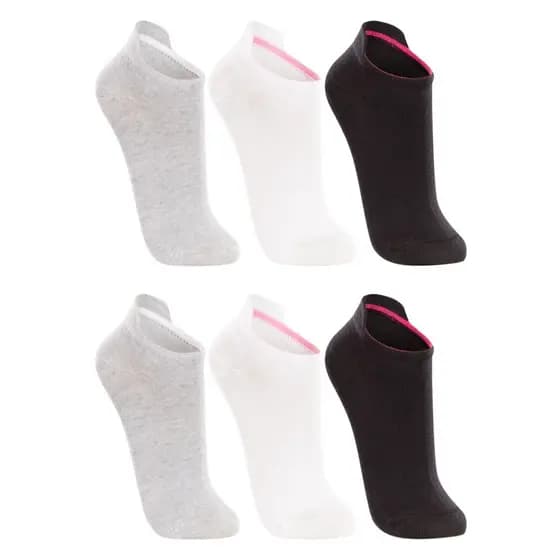 Kit 6 Pares Meias Lupo Sapatilhas Invisíveis Femininas 4536 - 089