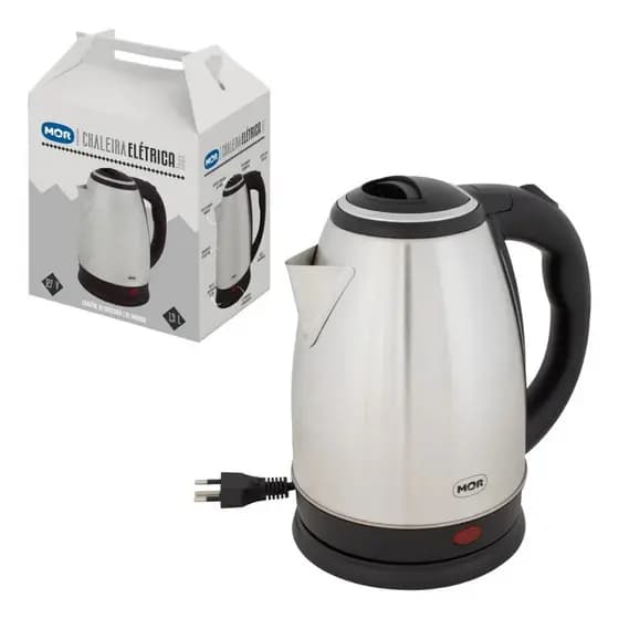 Chaleira elétrica da mor 1,9L inox