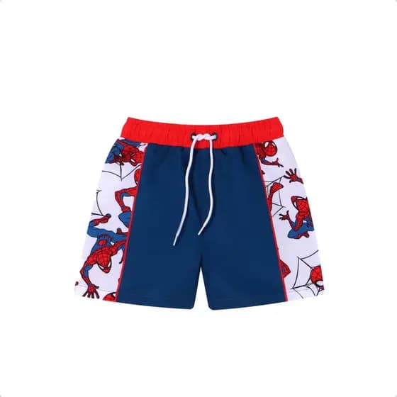 Bermuda Infantil Homem Aranha Marvel UV Menino 4 a 10 anos
