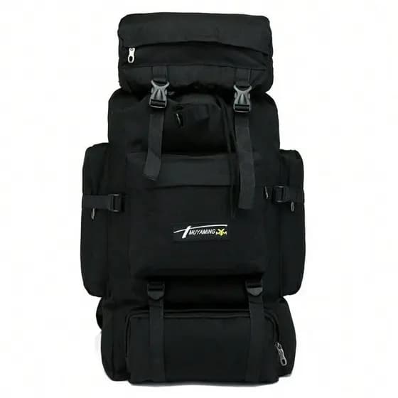 Mochila Camping Viagem Grande 80l Impermeável Resistente Reforçada Trilha Cargueiro Grande Capacidade
