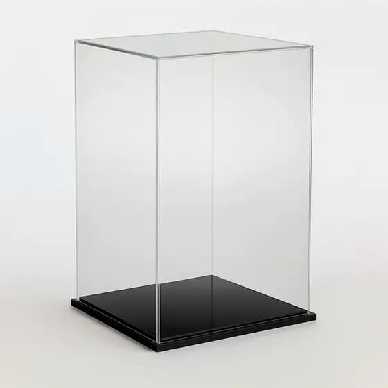 Caixa Expositor Vitrine De Acrílico Transparente Para Exposição De Carros De Brinquedos, Miniaturas, Estatuas