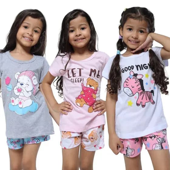 Pijama Menina em Algodão Anale