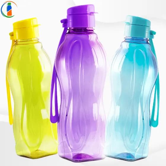 Kit 3 Garrafas Squeeze 600ml - Ideal para a Escola, Academia e o dia a dia - Envio Imediato