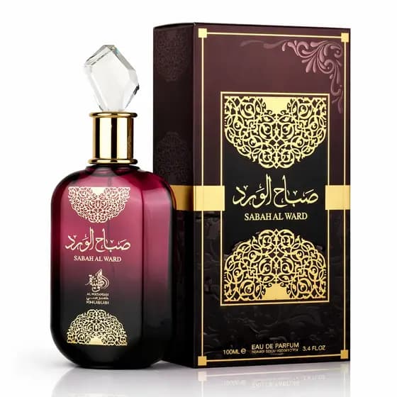 Perfume Árabe Sabah Al Ward Feminino Embalagem Vidro