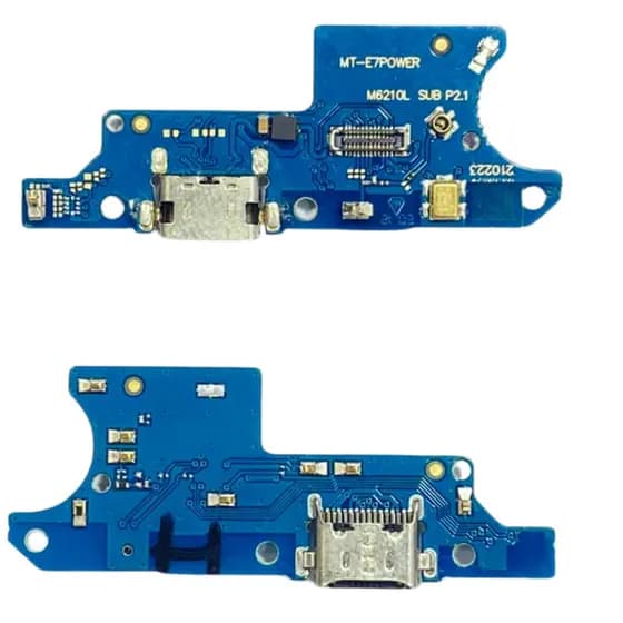 Placa Carga Carregamento Antena Moto E7 Power