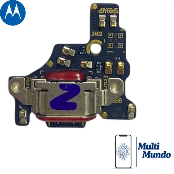 Placa Conector Carga Para Moto Edge 50 Fusion Xt2429 Turbo