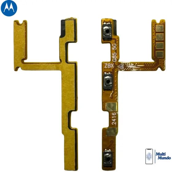 Cabo Botão Flex Power E Volume Interno Para Moto G85 Xt2427