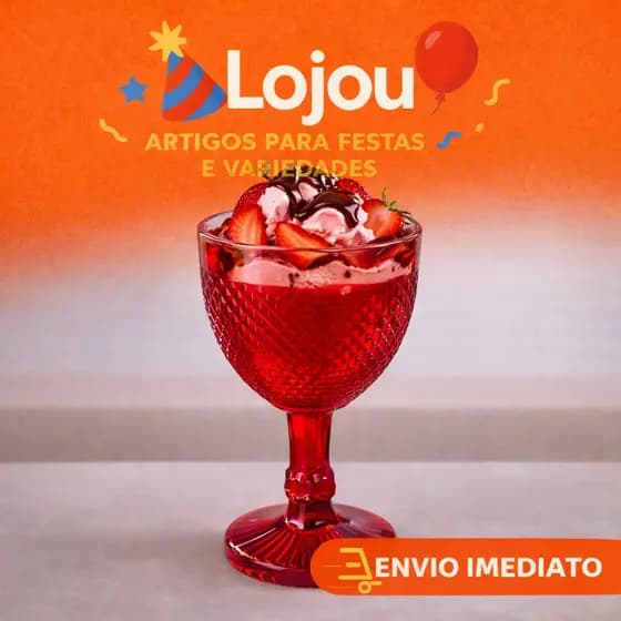 Kit com 2 Taças Luxo Acrílico – 400 ml – Água, Suco, Refrigerante e Drinks