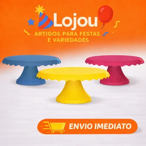 Boleira Cake Renda 22 Cm Várias Cores