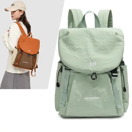 YF mochila de viagem novo estilo mochila feminina grande capacidade Casual leve passeio Commuter lazer saco