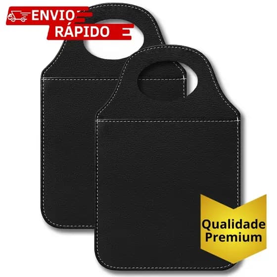 Kit Lixeira Automotiva Carro Lixo Porta Objeto Organizador