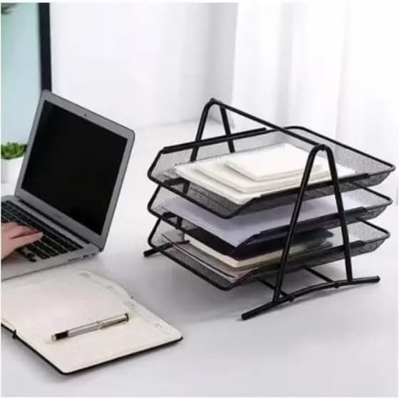 organizador mesa porta A4 papel documentos 4 bandeja 3 bandeja