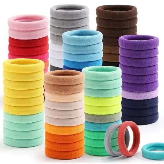 Nova 50 Xuxinhas Elastico de Cabelo Criança e Adulto