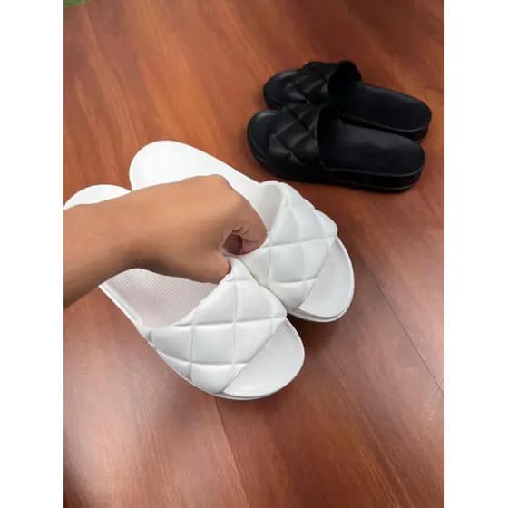 Chinelo Slide Matelassê Premium Conforto Macio Antiderrapante