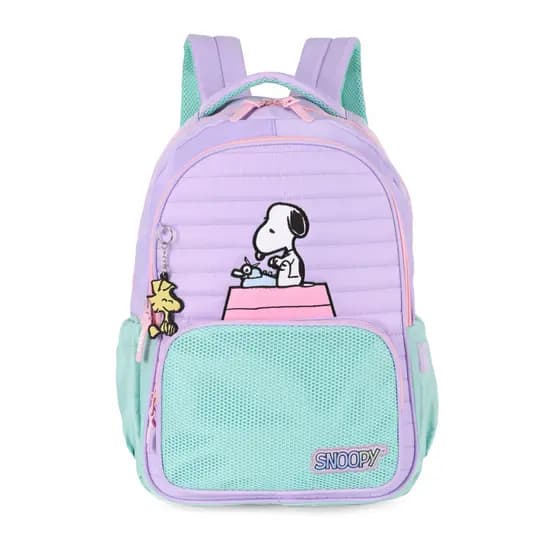 Mochila Escolar Snoopy Peanuts Juvenil Costas Oficial Luxcel
