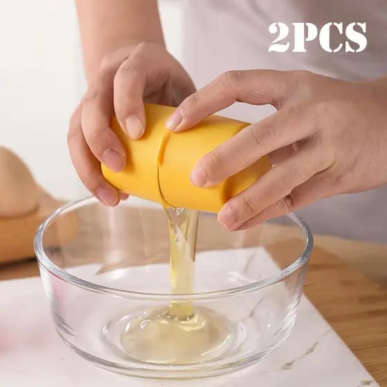 1/2 Pçs Abridor De Casca De Ovo Biscoito Para Ovos Crus Descascador Cozido Cubo Separador Ferramenta Portátil Gadgets De