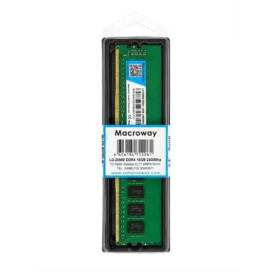 Memória RAM 16gb LO-DIMM DDR4 2400MHz Desktop Preta