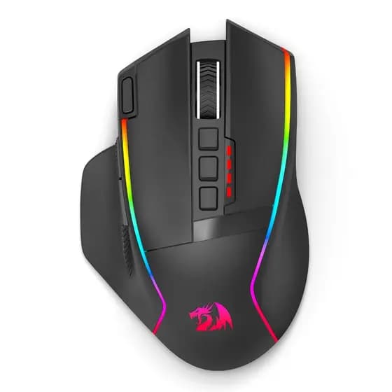 Mouse Gamer Swain M915RGB-WL Para Jogos Sem Fio Wireless Preto