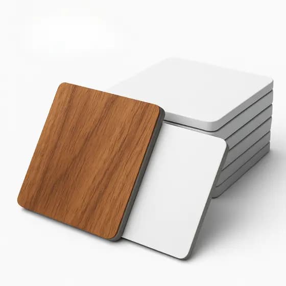 Kit 12 Porta Copos Em MDF Alta Qualidade Porta Copos Decorar Mesa de jantar Porta Copos Para bebidas Quentes e Fria