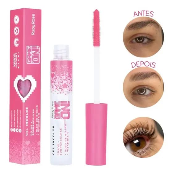 Gel Para Cílios E Sobrancelhas Incolor Game On Ruby Rose