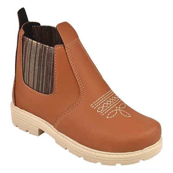 Bota Infantil Menino Menina Jeca Botina Feminino e Masculino Country Leve Confortavel Macia
