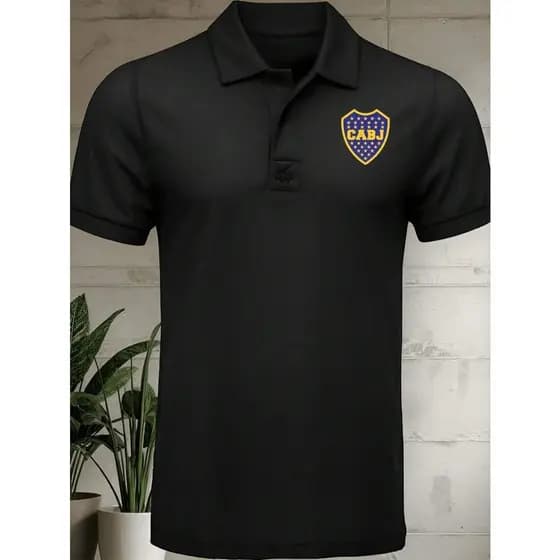 Camisa Polo Boca Juniors Masculina Malha Piquet Qualidade Conforto Camisa de Time Esportiva Top Tendência Envio Rápido