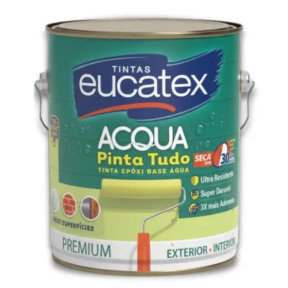 TINTA EPÓXI BASE ÁGUA EUCATEX BRANCO 3,6 L
