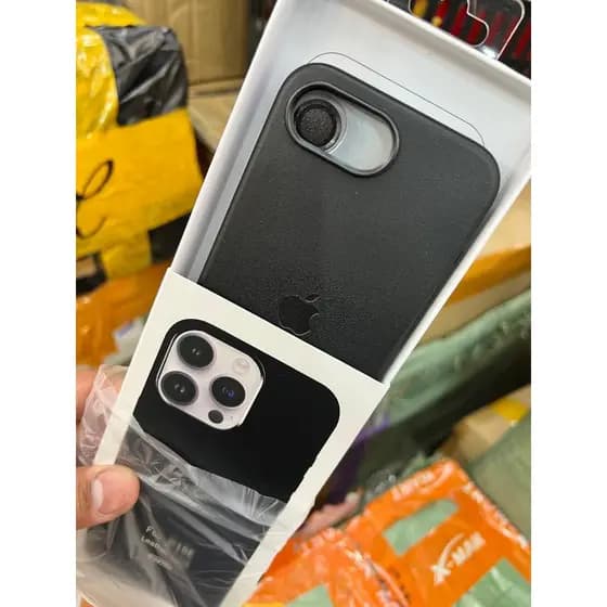 Capa Capinha de Couro Luxo novo IPhone 16e novo Lançamento