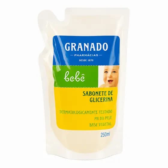 Refil Sabonete Líquido de Glicerina Granado Bebê Tradicional 250ml