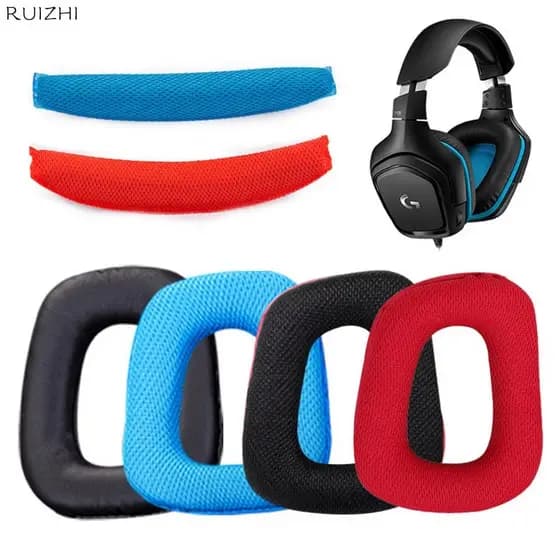 Almofadas De Substituição Para Logitech G430 G331 G432 G332 G930 G431 Fones De Ouvido , Protetores