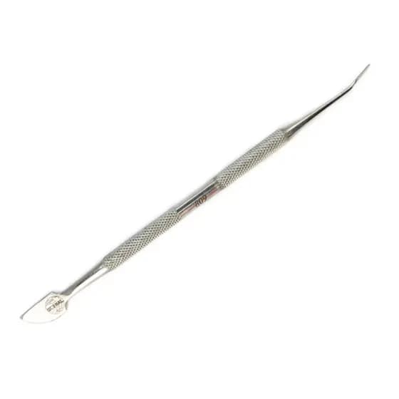 02 Espátulas Lecron Inox profissional Esterilizavel para manicures pedicures podólogos.