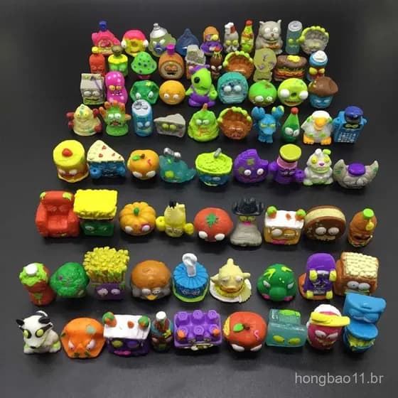 50PCS Zomlings Trash Dolls Mini Anime Action Figuras De Ação Coleção De Lixo De Gangue Grossery Figura Modelo Brinquedos