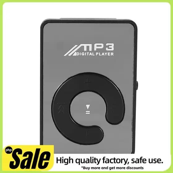 Mini Clipe De Espelho USB Digital Mp3 Music Player Com Suporte Para Cartão SD TF De 8 Gb