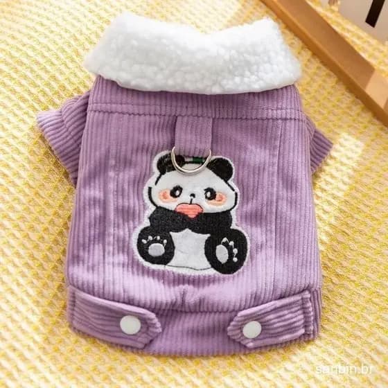 XS-L À Prova De Vento Quente Roupas Para Cães Inverno Veludo Pet Duas Pernas Casaco De Algodão Pequeno E Médio Cão Dos D