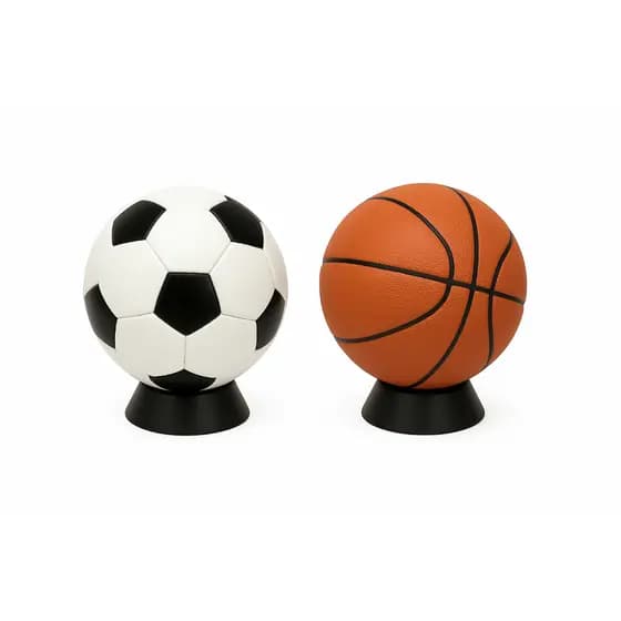 Suporte De Expositor Bola Futebol Basquete Vôlei Lojas Mesa Loja Esportes