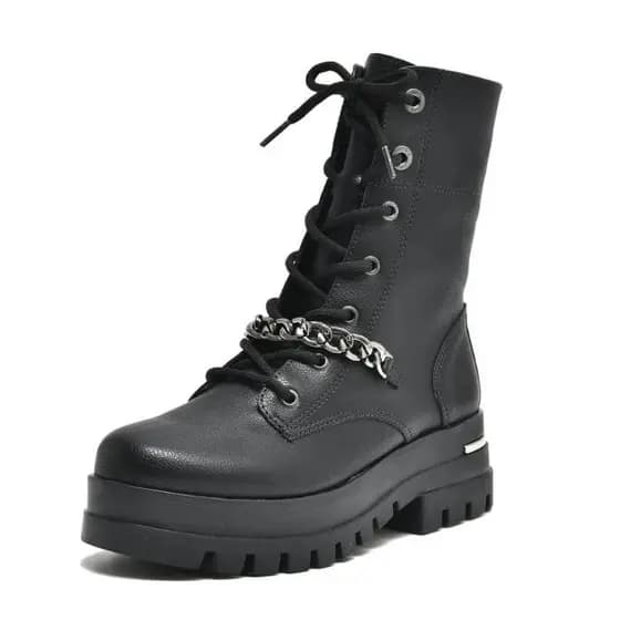 Bota Coturno Feminina Tratorada Corrente Via Marte 007-002