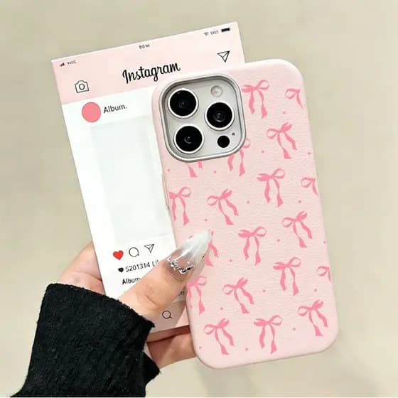 Uma Tela Cheia De Arcos Rosa Para iPhone 17 Pro Max 17Air 16 15 13 11 14 12 11 Xs XR Capa