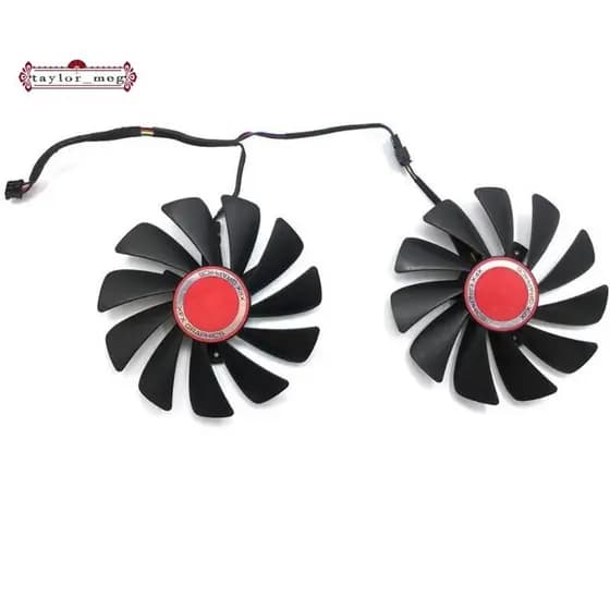 2 Pçs 95MM FDC10U12S9-C CF1010U12S Ventilador Refrigerador Substituir Para Radeon RX 580 590 RX580 RX590 De Refrigeração