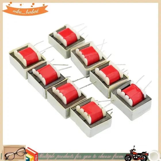 10 PCS Isolamento De Áudio 600 : 600 Ohm 1 : 1 EI14/EI-14 Alta Eficiência Para Transformação