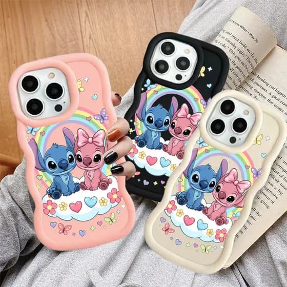 Capa Para iPhone 17 Pro Max 17Air 16 15 13 11 14 12 11 Xs XR 7 8 Plus Adorável Ponto Caso