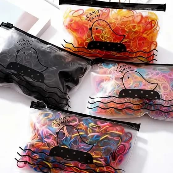 Elásticos de Cabelo Feminino Multicolorido | Xuxinhas Coloridas para Uso Diário