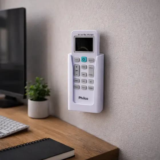 Suporte de Parede para Controle Remoto | Porta Controle Universal | Fixação Fácil | Design Moderno