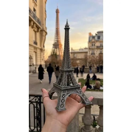 Mini Torre Eiffel em 3D para Decoração - Detalhes Elegantes e Sofisticados, decoração, presentes
