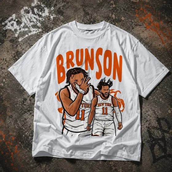 Camiseta Camisa Jalen Brunson MPV Basquete Basket StreetWear Vintage ENVIO IMEDIATO PROMOÇÃO