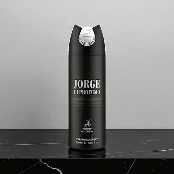 Body Spray Jorge Di Profumo Maison Alhambra 200 ml – Masculino, Aromático Âmbar Elegante e Intenso