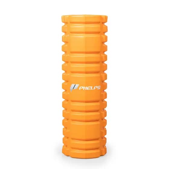 Rolo de Liberação Miofascial para Massagem de Espuma Laranja