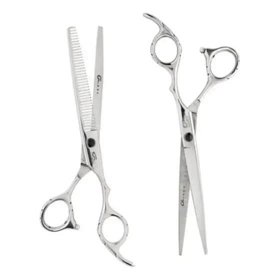 Kit Tesouras Desfiadeira 6.0 E Fio Navalha 6.0 Umi