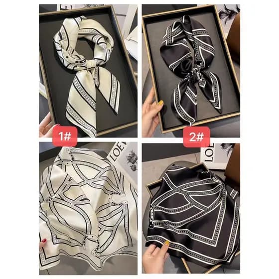LENÇO FEMININO TOQUE DE SEDA LANÇAMENTO 70x70cm